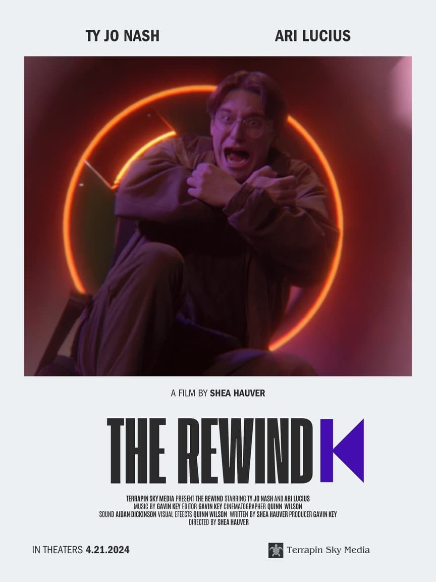Poster for The Rewind, a short film shot by Quinn Wilson
